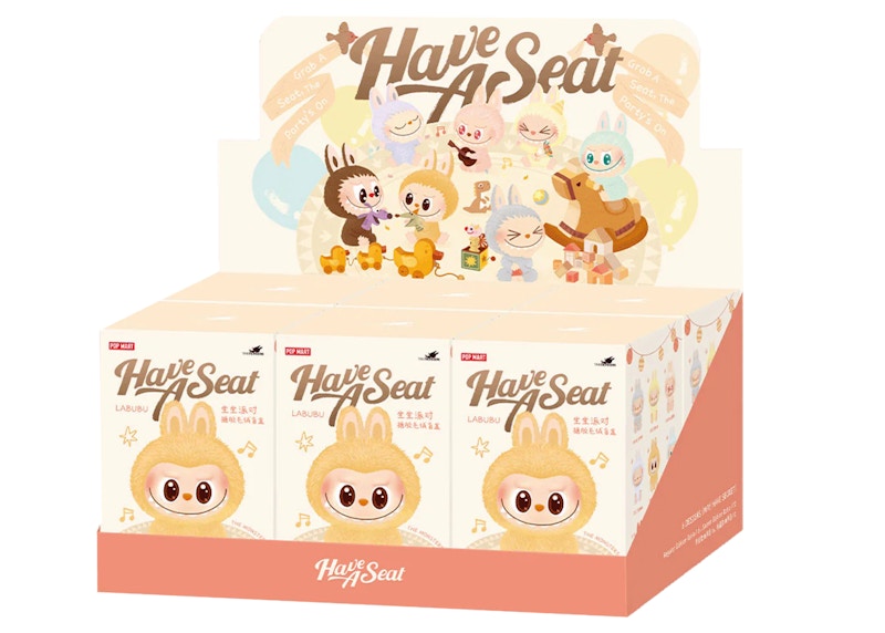 Pop Mart Labubu The Monsters Have A Seat Vinyl Plush Sealed Case (1 Blind Boxes) – Accessorio premium elegante