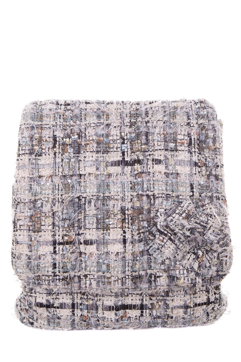 Chanel '05  Grey Tweed Shoulder Bag – Accessorio premium elegante