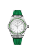 Hublot Big Bang One Click Joyful Steel Apple Green Ceramic Diamonds 33mm – Accessorio premium elegante