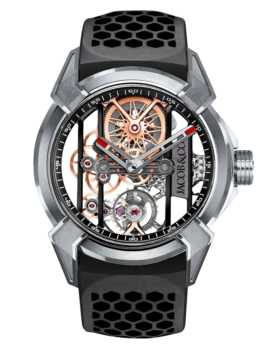 Jacob & Co. Epic X Skeleton - Black Titanium – Accessorio premium elegante