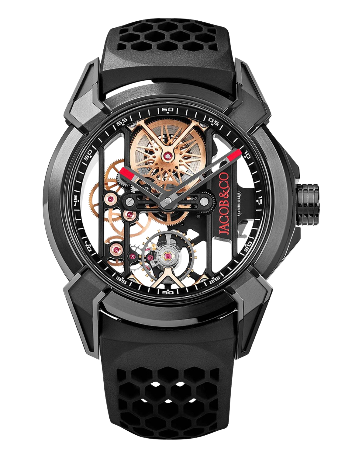 Jacob & Co. Epic X Skeleton - Black Titanium – Accessorio premium elegante