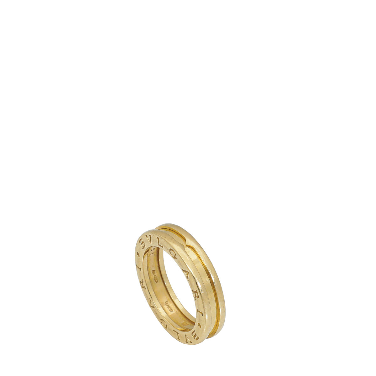 Bvlgari 18K Yellow Gold B.Zero1 Ring 52 – Accessorio premium elegante