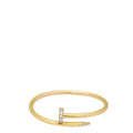 Cartier 18K Yellow Gold 25 Diamond Juste Un Clou Classic Bracelet 15 – Accessorio premium elegante