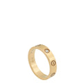 Cartier 18K Pink Gold 1 Diamond Love Wedding Ring 51 – Accessorio premium elegante