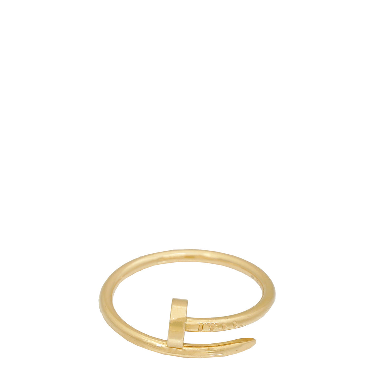 Cartier 18K Yellow Gold Juste Un Clou Ring 55 – Accessorio premium elegante