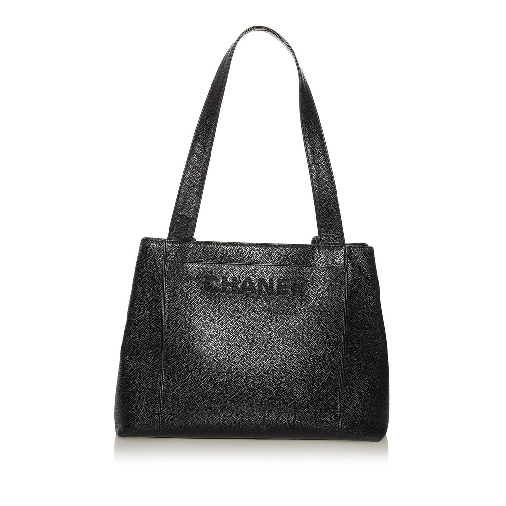 Chanel 1998 Debossed Caviar Leather Tote Bag (SHG-34525) – Accessorio premium elegante