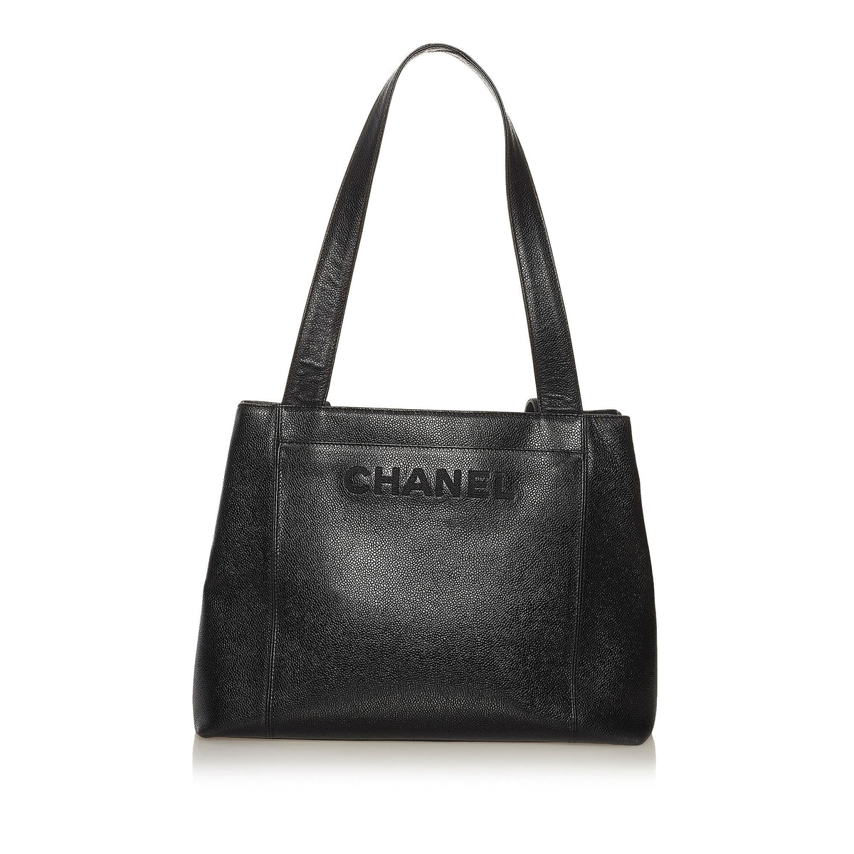 Chanel 1998 Debossed Caviar Leather Tote Bag (SHG-34525) – Accessorio premium elegante