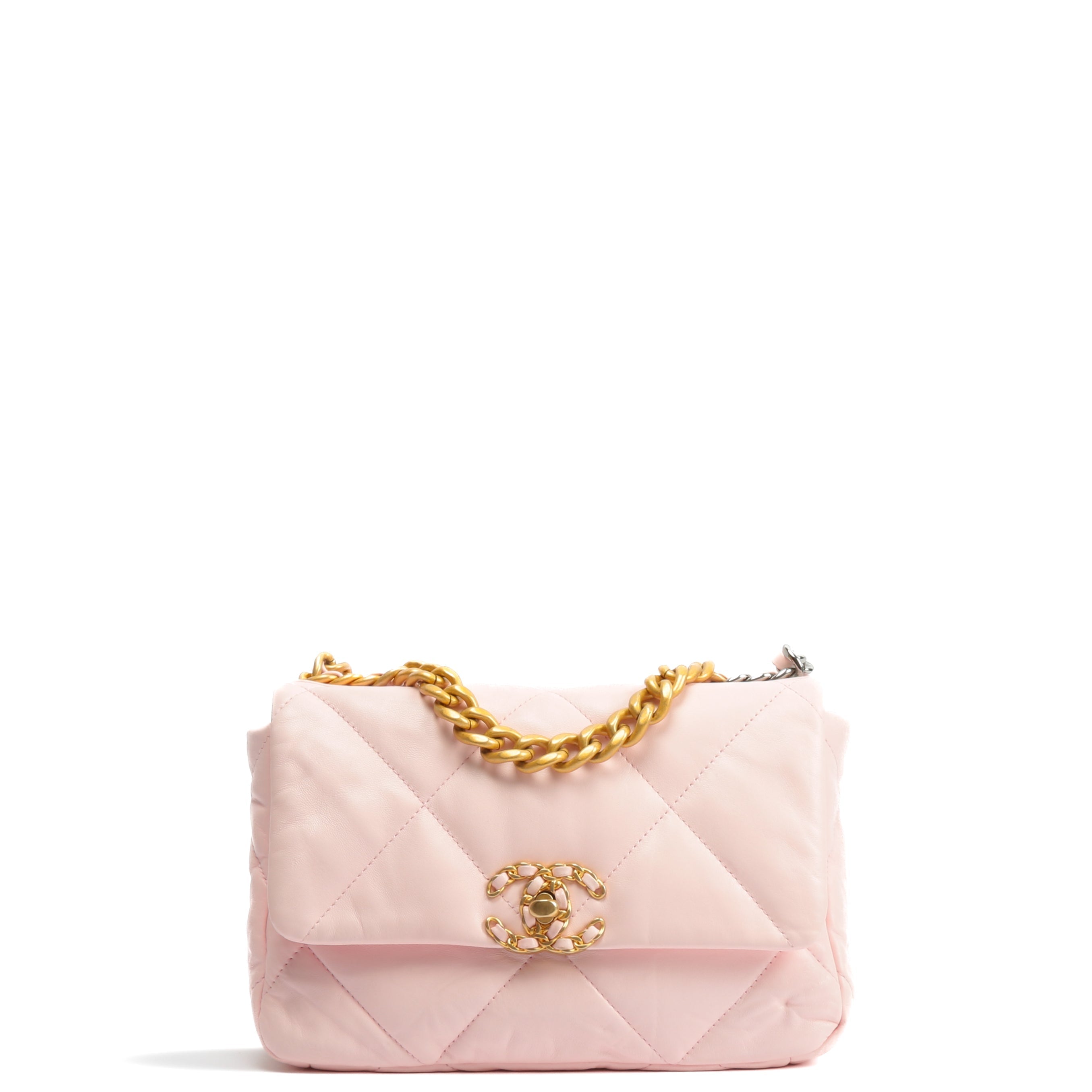 CHANEL 19 Flap Quilted Medium Pink – Accessorio premium elegante
