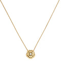 Chanel 18K Rose Gold Diamond Extrait de Camélia Necklace – Accessorio premium elegante