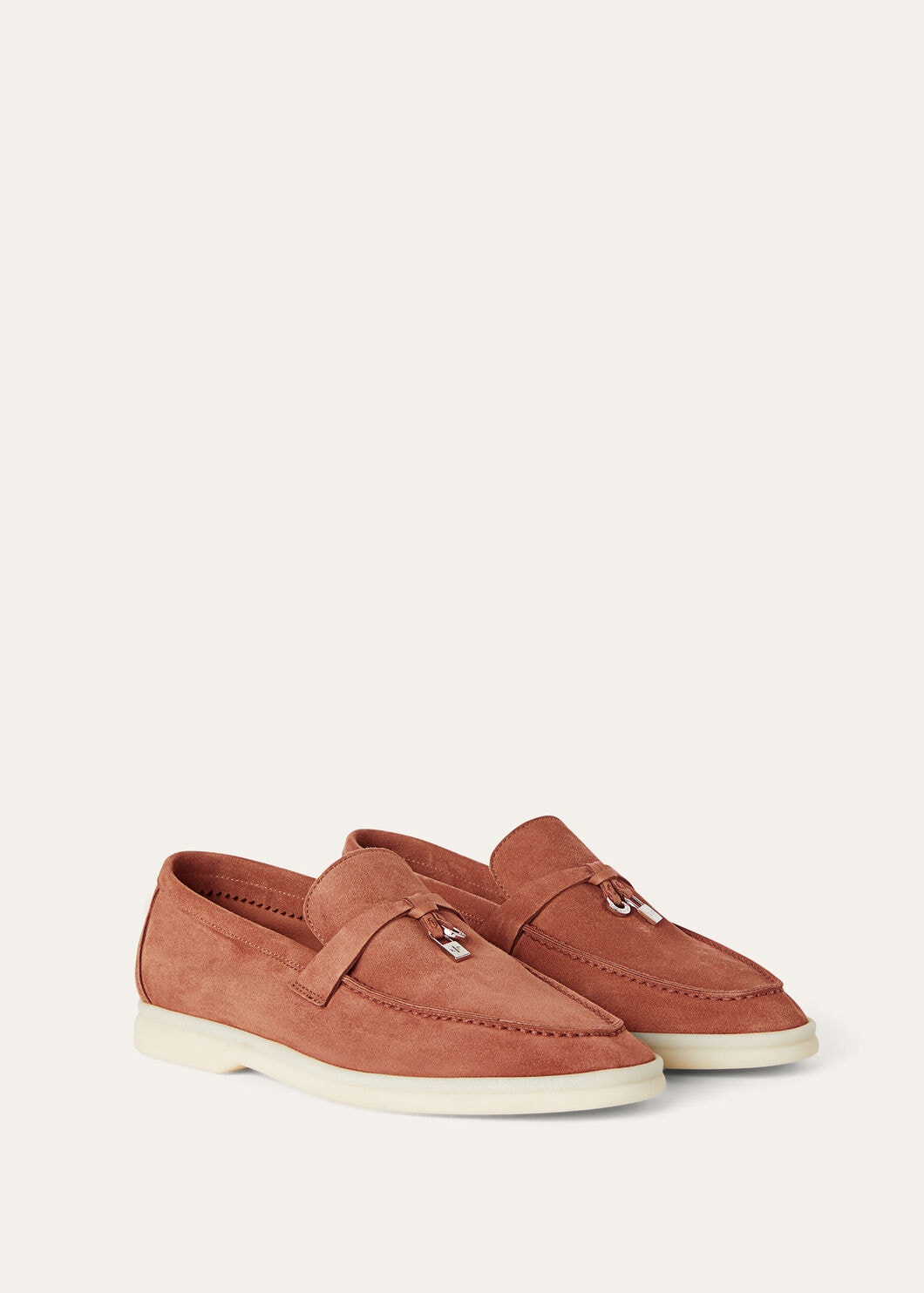 Mocassini Summer Charms Walk in Suède Arancio Donna