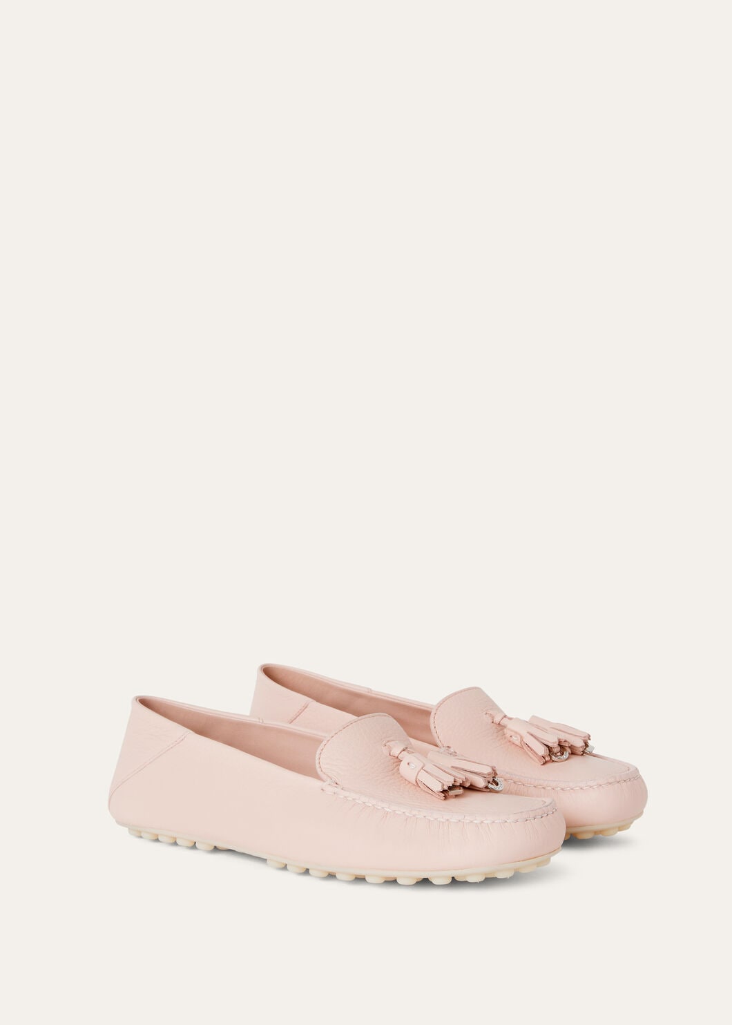 Mocassini Dot Sole Walk in Pelle Prugna Donna