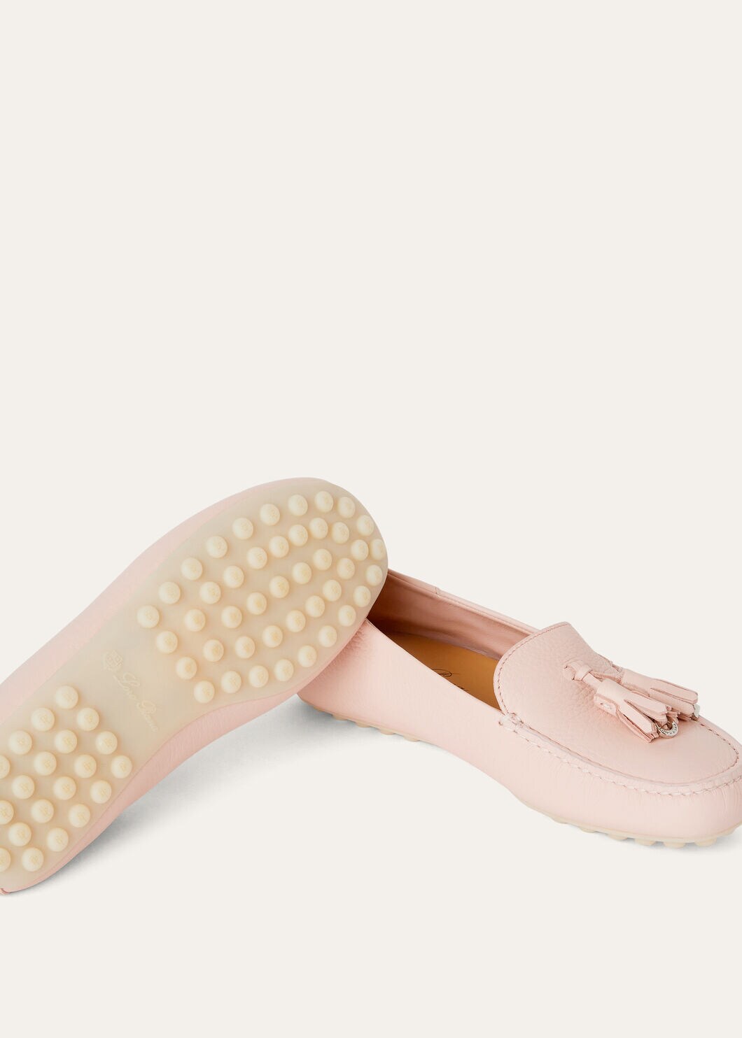 Mocassini Dot Sole Walk in Pelle Prugna Donna