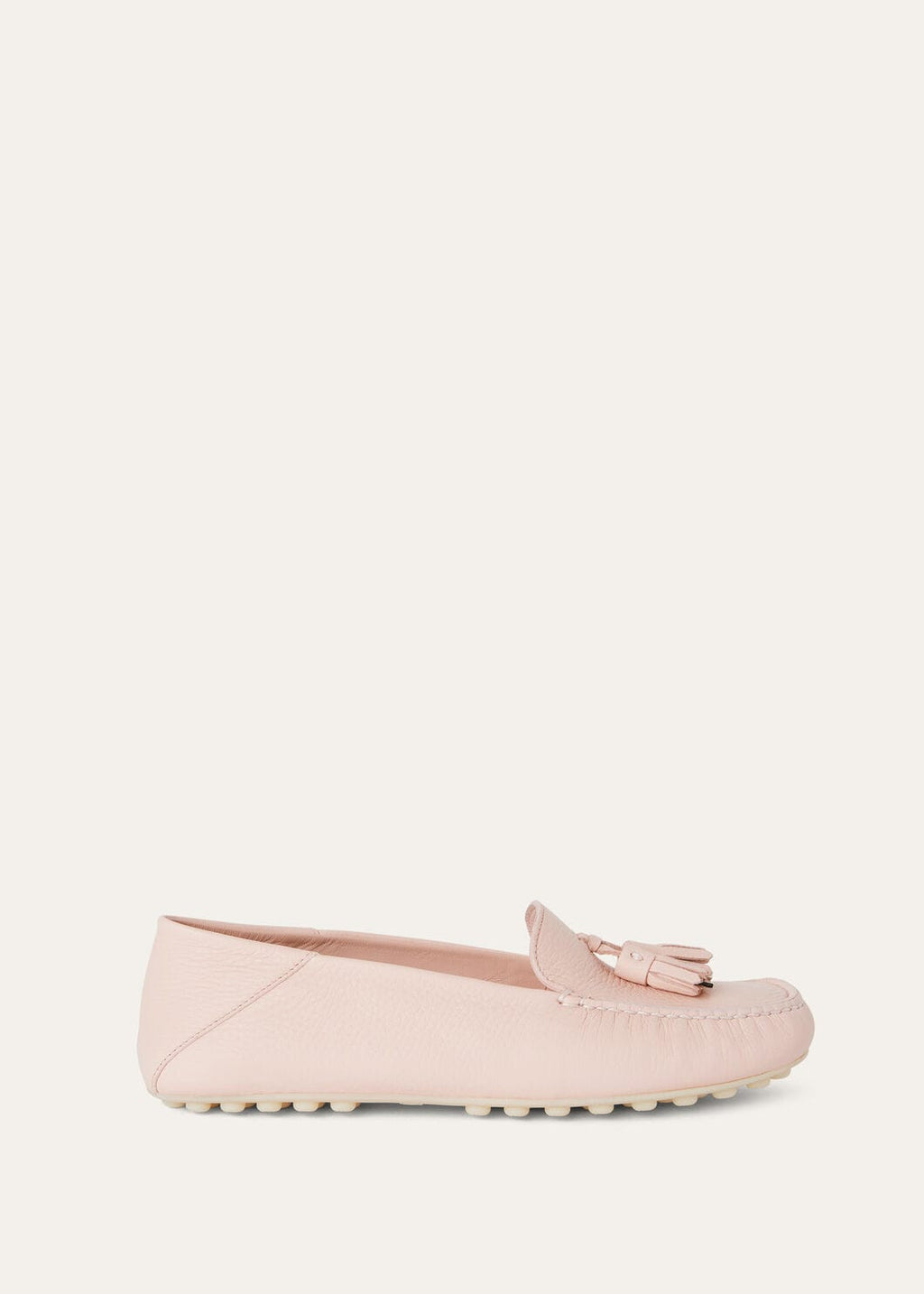 Mocassini Dot Sole Walk in Pelle Prugna Donna