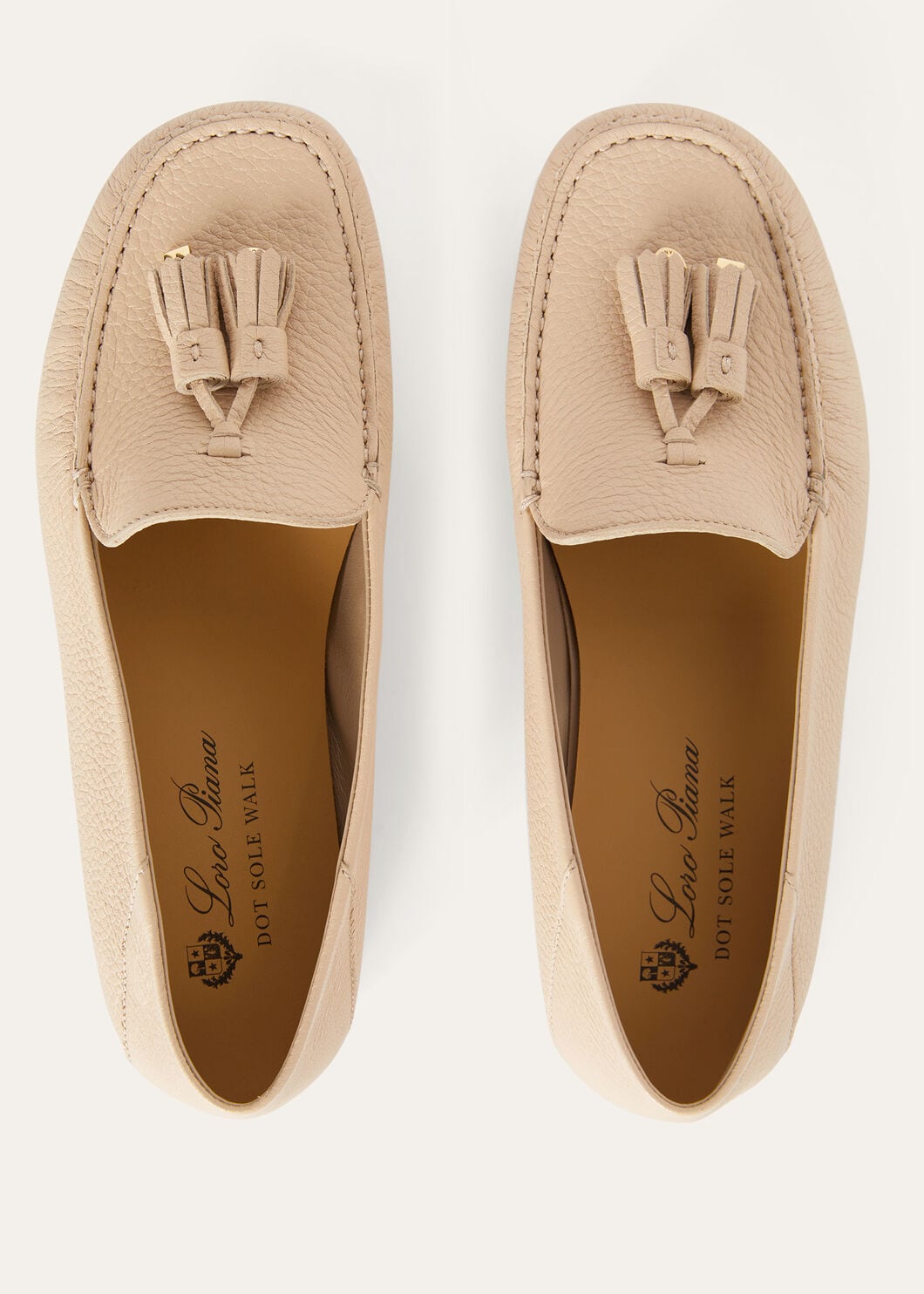 Mocassini Dot Sole Walk in Pelle Cammello Donna