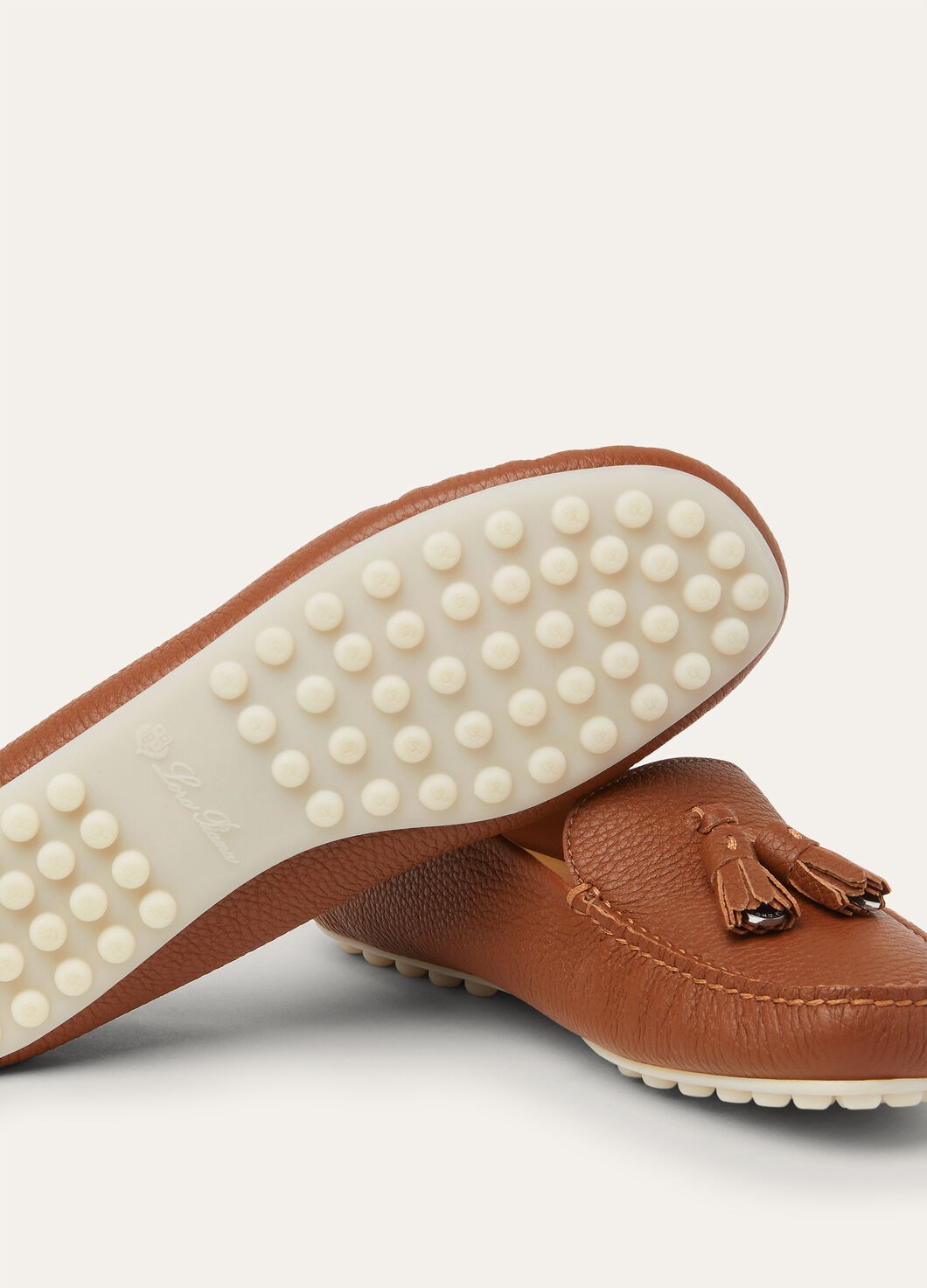 Mocassini Dot Sole Walk in Pelle Marrone Donna