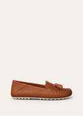 Mocassini Dot Sole Walk in Pelle Marrone Donna