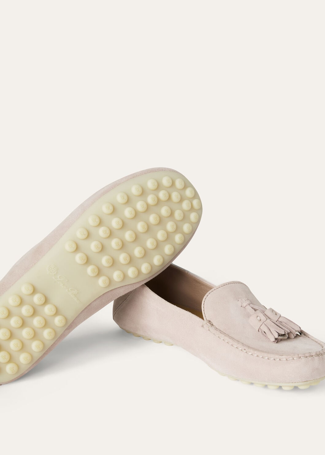 Mocassini Dot Sole Walk in Suède Rosa Donna
