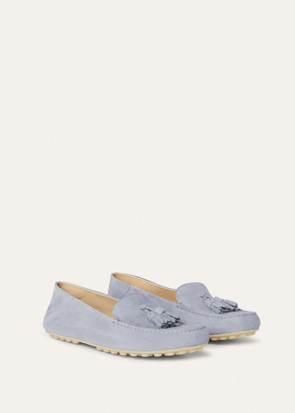 Mocassini Dot Sole Walk in Suède Zircone Donna