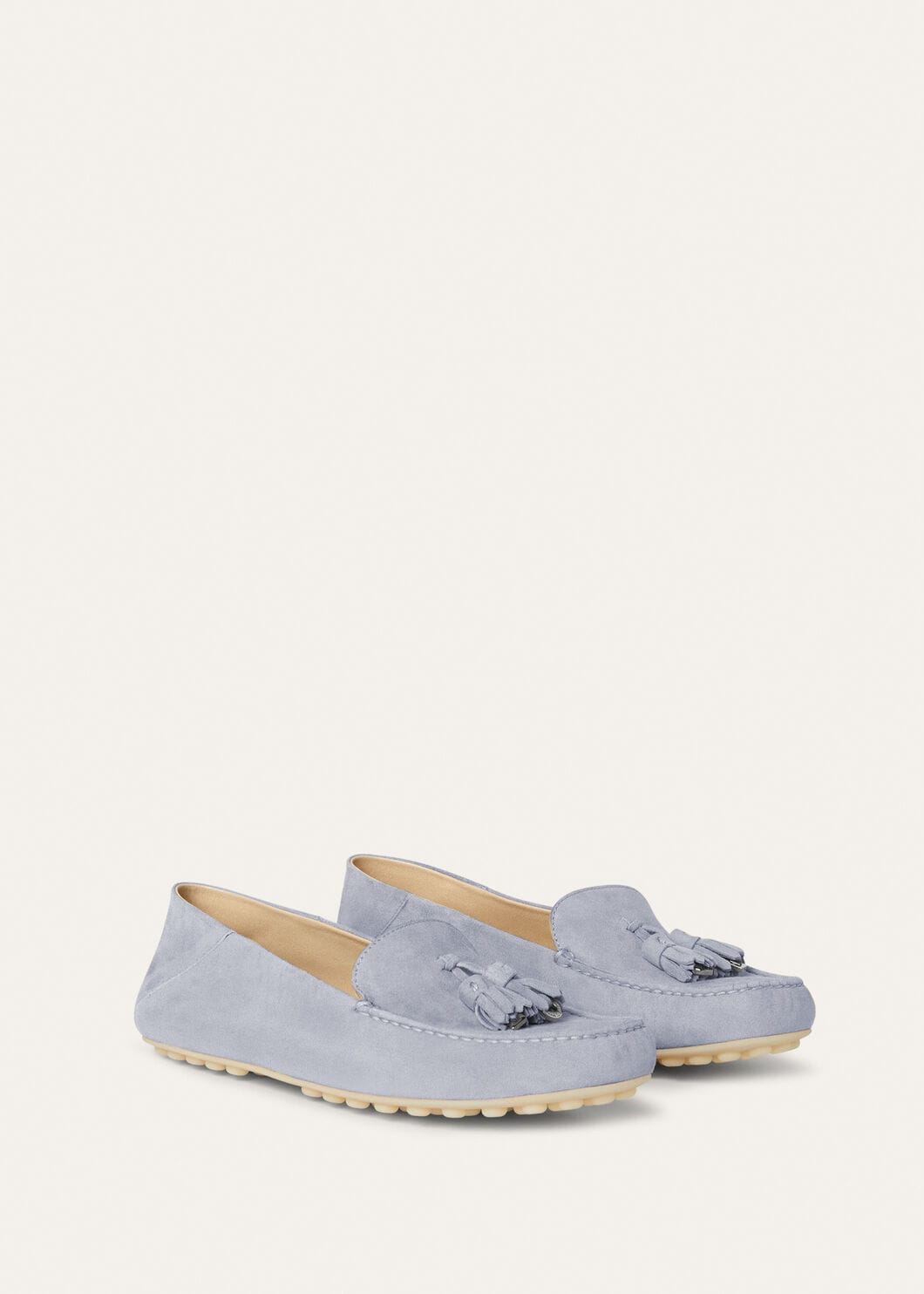 Mocassini Dot Sole Walk in Suède Zircone Donna