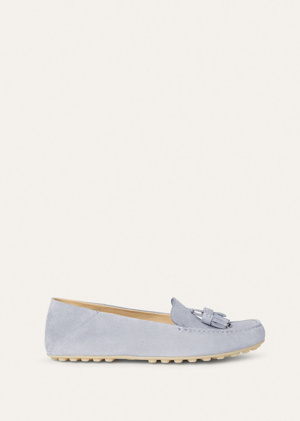 Mocassini Dot Sole Walk in Suède Zircone Donna