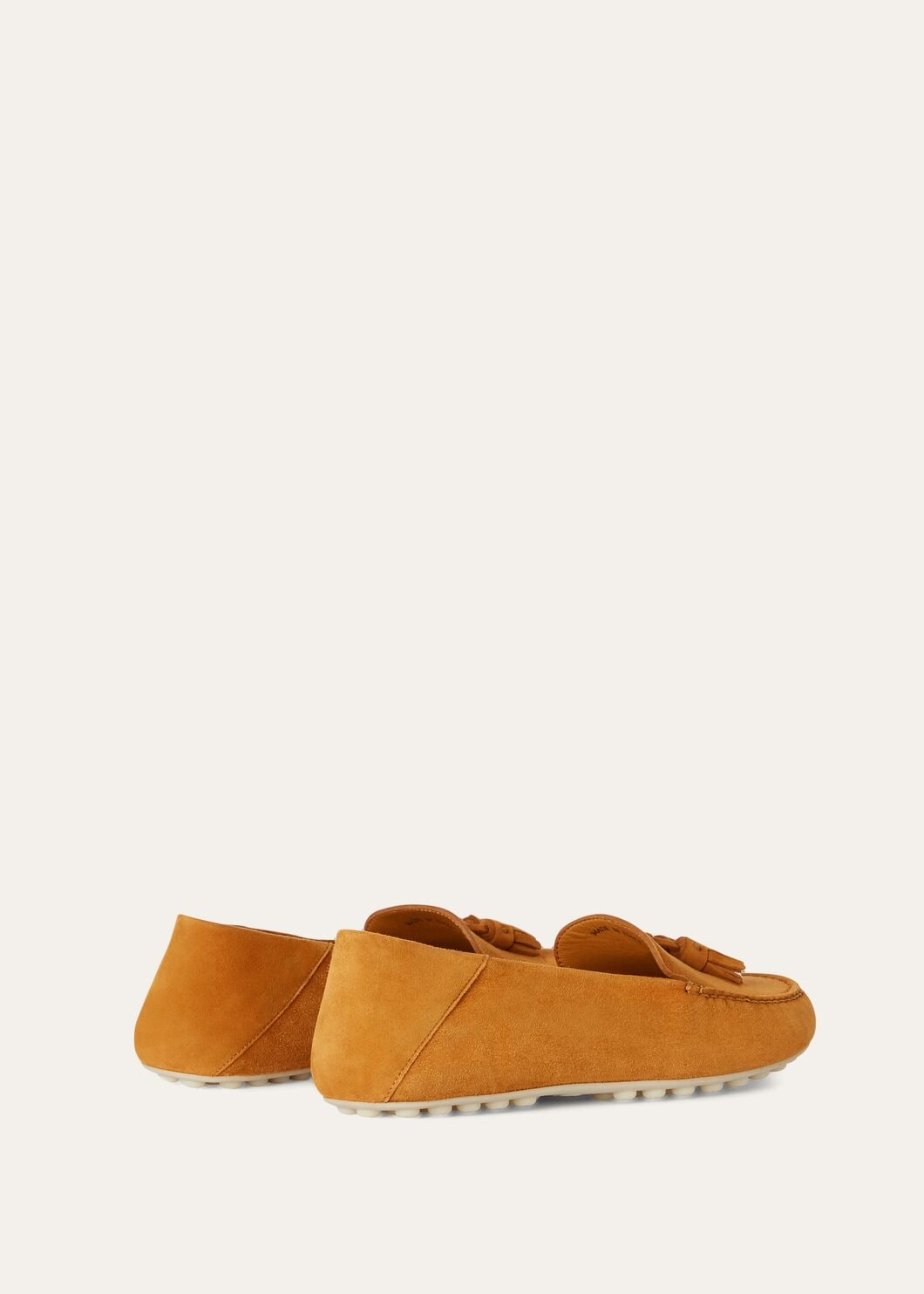 Mocassini Dot Sole Walk in Suède Arancione Donna