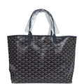 Goyard Goyardine Navy St. Louis PM Tote Bag Palladium Hardware – Accessorio premium elegante