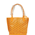Goyard Goyardine Yellow Anjou Mini Bag Palladium Hardware – Accessorio premium elegante