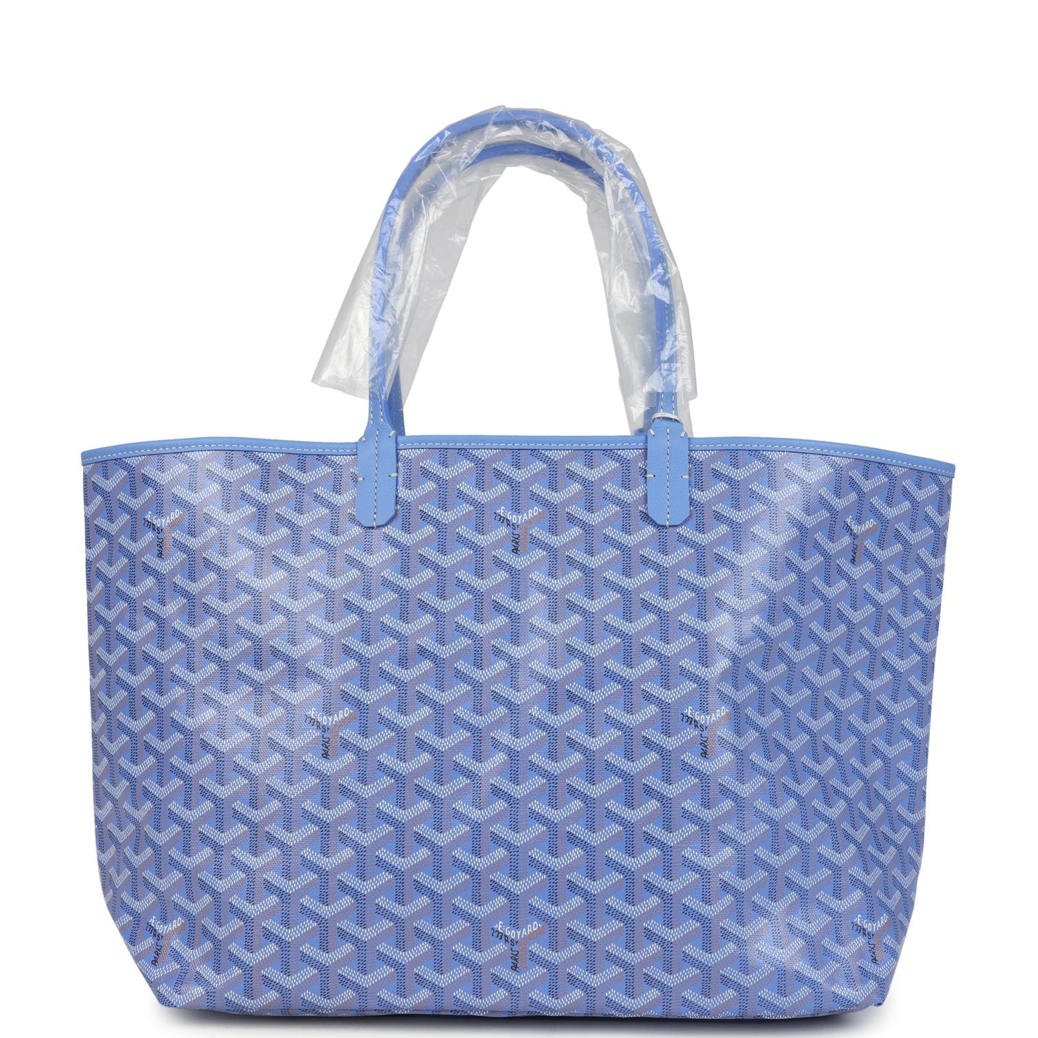Goyard Goyardine Iris St. Louis PM Tote Bag Palladium Hardware – Accessorio premium elegante