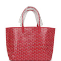 Goyard Goyardine Fuchsia St. Louis PM Tote Bag Palladium Hardware – Accessorio premium elegante