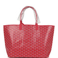 Goyard Goyardine Fuchsia St. Louis PM Tote Bag Palladium Hardware – Accessorio premium elegante