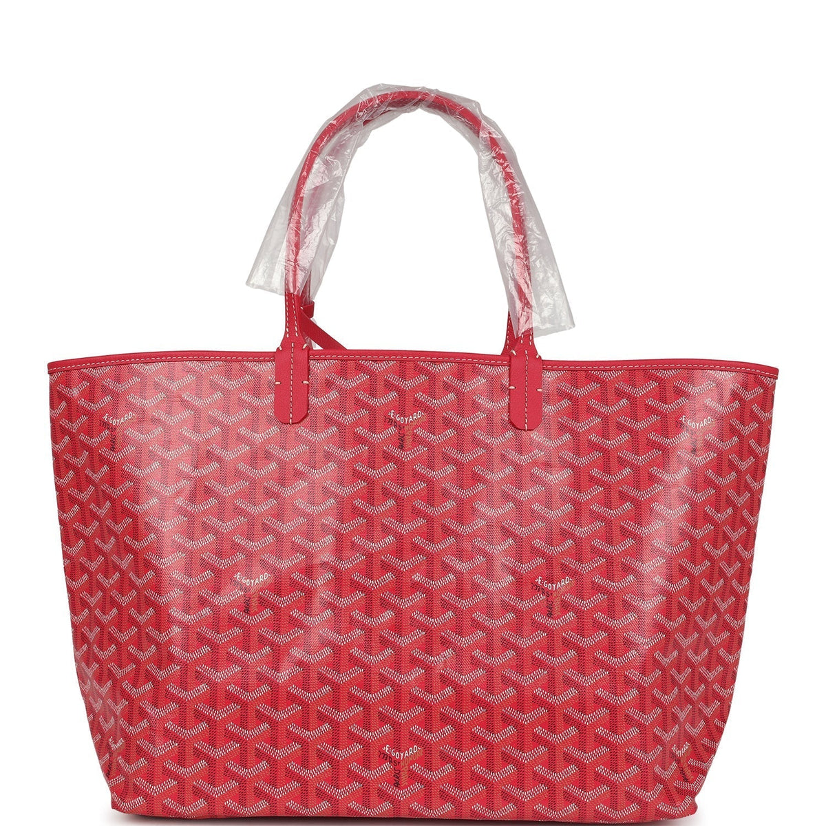 Goyard Goyardine Fuchsia St. Louis PM Tote Bag Palladium Hardware – Accessorio premium elegante