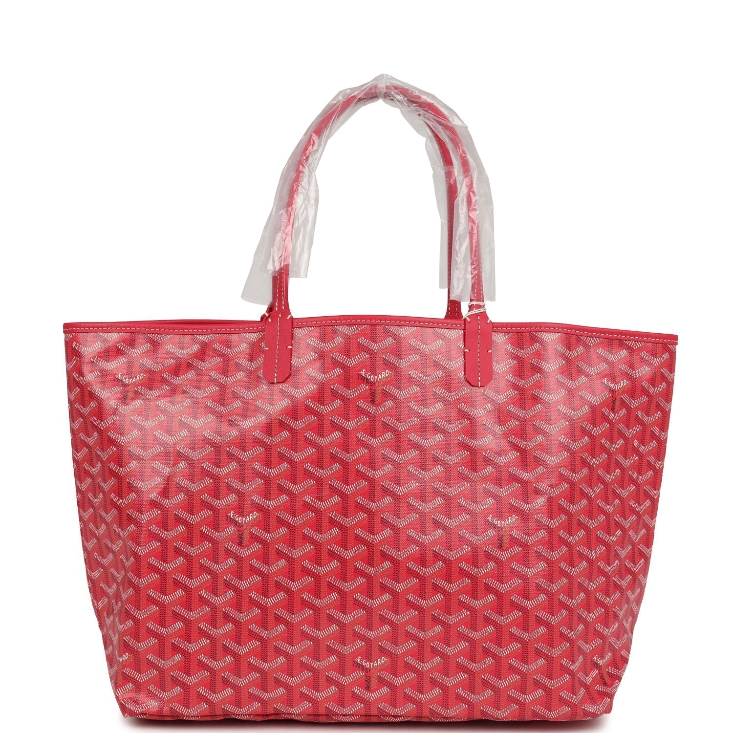 Goyard Goyardine Fuchsia St. Louis PM Tote Bag Palladium Hardware – Accessorio premium elegante