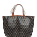 Goyard Goyardine Black and Brown St. Louis GM Tote Bag Palladium Hardware – Accessorio premium elegante