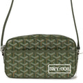 Goyard Goyardine Khaki Cap Vert PM Bag Palladium Hardware – Accessorio premium elegante