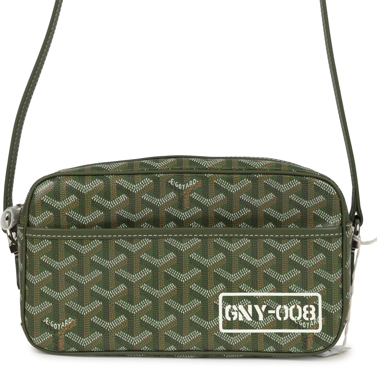 Goyard Goyardine Khaki Cap Vert PM Bag Palladium Hardware – Accessorio premium elegante