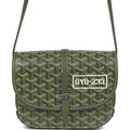 Goyard Goyardine Khaki Belvedere PM Palladium Hardware – Accessorio premium elegante