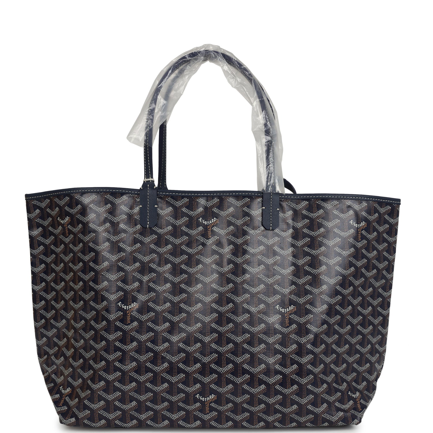 Goyard Goyardine Navy St. Louis PM Tote Bag Palladium Hardware – Accessorio premium elegante