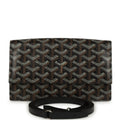 Goyard Goyardine Canvas Black Varenne Continental Wallet Bag Palladium Hardware – Accessorio premium elegante