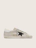 Golden Goose Super-Star Uomo in Pelle con Stella Nera