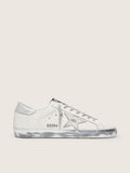 Golden Goose Super-Star Uomo con Stella e Talloncino in Pelle Laminata