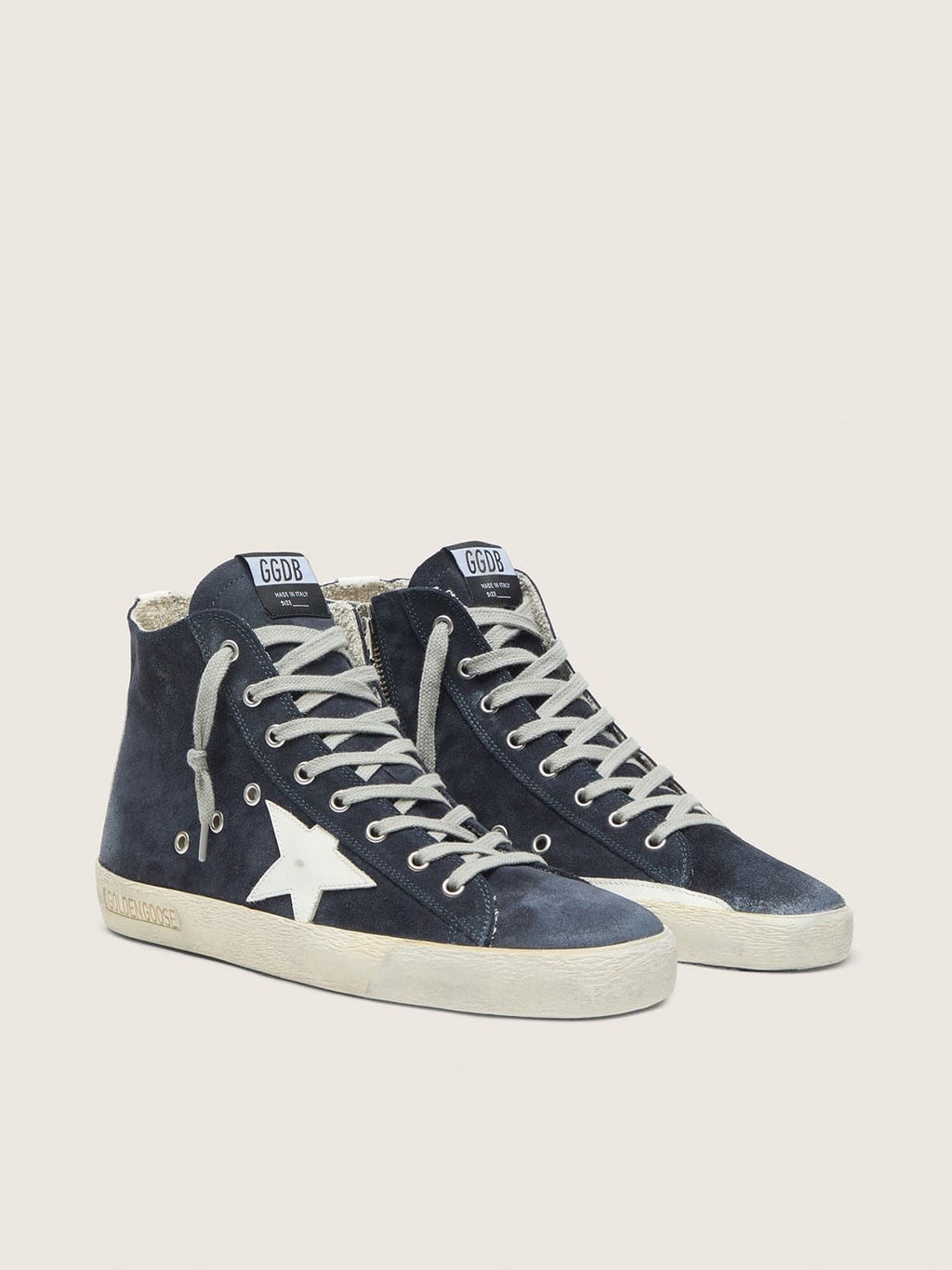 Golden Goose Francy Uomo in Pelle con Stella e Talloncino in Pelle