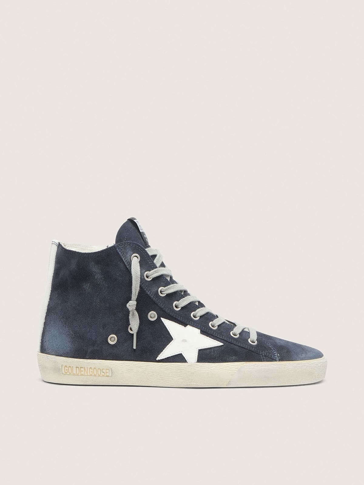 Golden Goose Francy Uomo in Pelle con Stella e Talloncino in Pelle