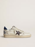 Golden Goose Ball Star Stella Nera e Talloncino in Suede Blu