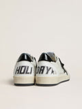 Golden Goose Ball Star Wishes Uomo in Nappa con Stella e Talloncino in Naplak Nero