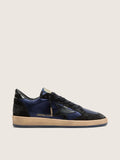 Golden Goose Ball Star Ltd Uomo in Suede Blu Scuro e Nero con Stella Nera