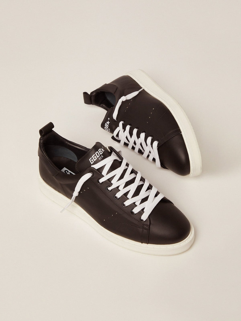 Golden Goose Starter Uomo in Pelle con Stella Stampata Sul Talloncino