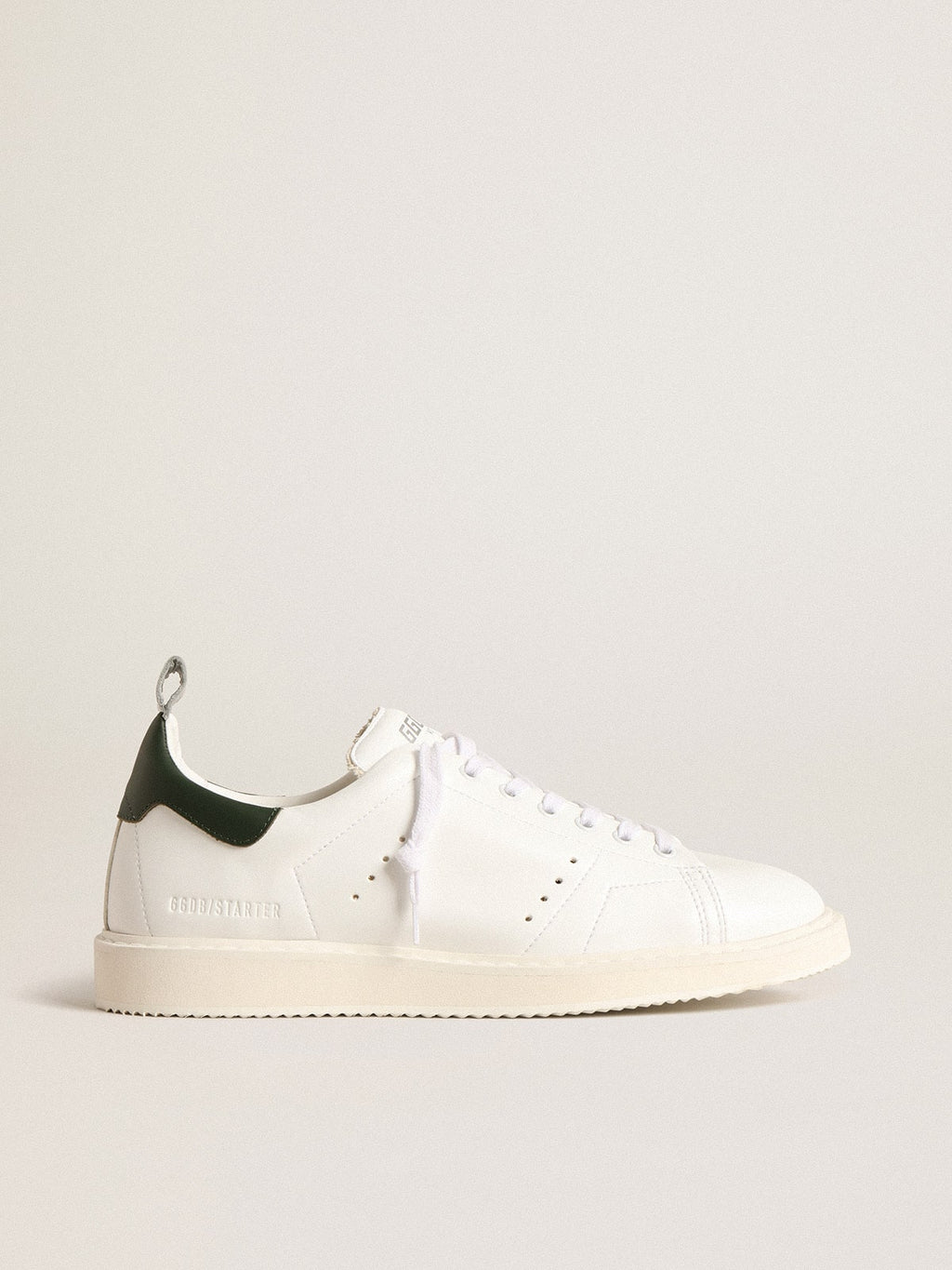 Golden Goose Starter Bio Based con Talloncino in Pelle Verde