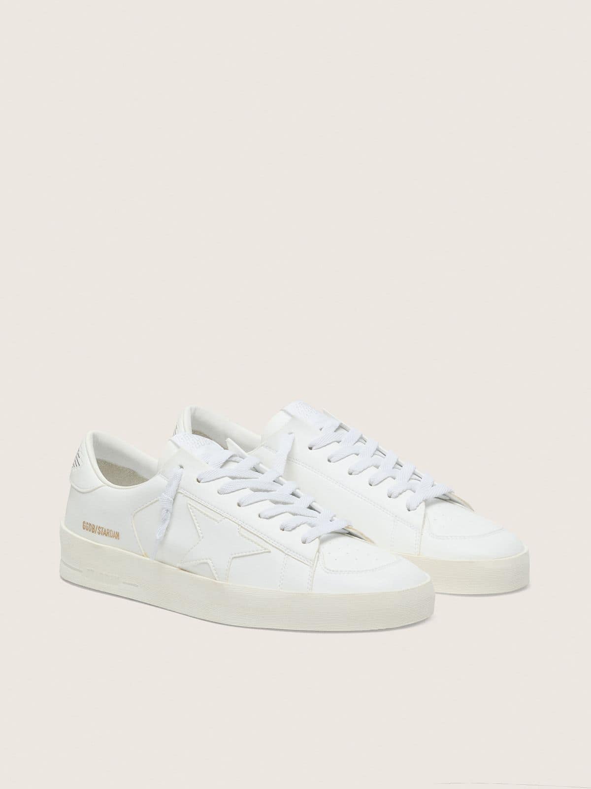 Golden Goose Stardan Uomo in Pelle Bianca