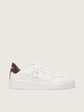 Golden Goose Purestar con Stella Bianca e Talloncino con Stampa Lucertola Bordeaux