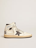 Golden Goose Sky Star in Pelle Bianca con Stella in Pelle Nera